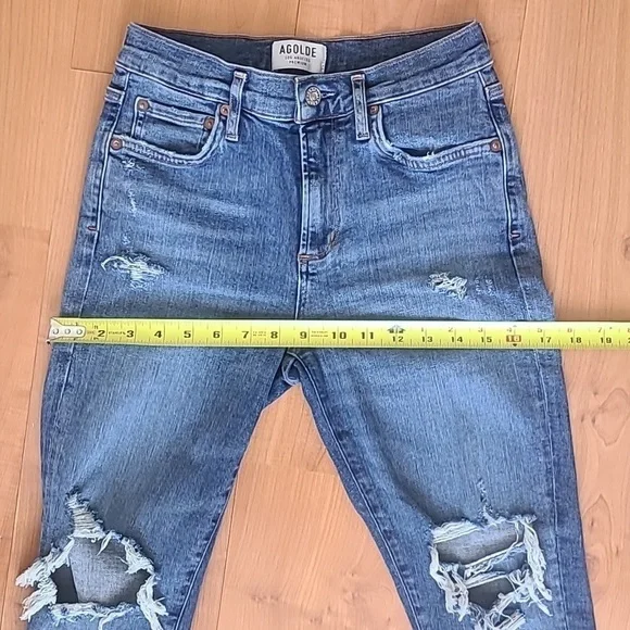 Agolde Sophie High Rise Crop - Picture 11 of 16